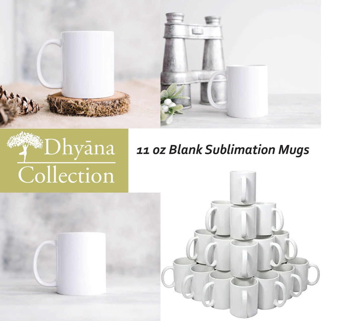 15 X 15 In Press Heat Transfer Printing Presses 36-Pack Blank White 11oz  Sublimation Mugs - Double Coated, Ready For Heat Press