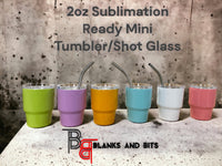 Sublimation Mini 2oz Tumbler Shot Glass