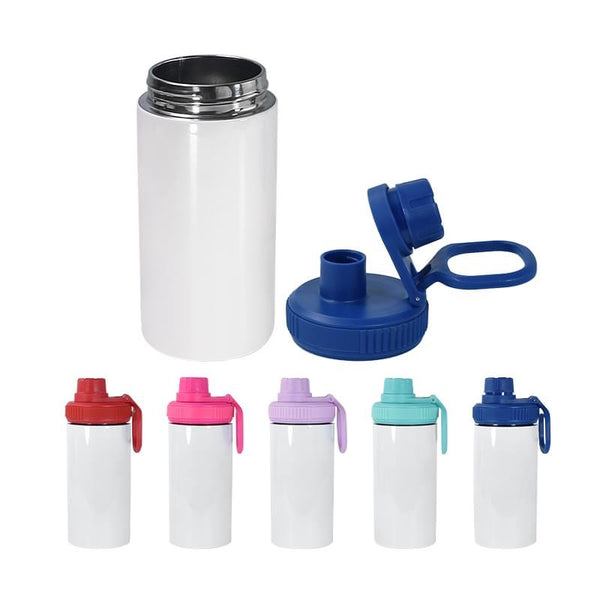 12OZ KIDS SPORTS FLIP TOP SUBLIMATION TUMBLERS WITH HANDLE