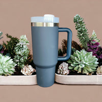 40oz Mega Stainless Steel Travel Tumbler with Handle