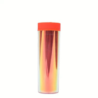 Skinny Acrylic 16Oz Iridescent Tumblers with Lid & Straw Not for Sublimation