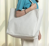 ✅ Sublimation Ready Linen Tote Bag – Large Eco-Friendly Custom Print Bag