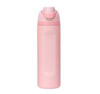 24oz Insulated Stainless Steel Water Bottle with Straw & Spout – Push-Button Lid with Lock For Engraving, UV DTF, HTV, Non Sublimation