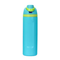 24oz Insulated Stainless Steel Water Bottle with Straw & Spout – Push-Button Lid with Lock For Engraving, UV DTF, HTV, Non Sublimation