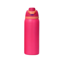 32oz Insulated Stainless Steel Water Bottle with Straw & Spout – Push-Button Lid with Lock For Engraving, UV DTF, HTV, Non Sublimation