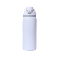 32oz Insulated Stainless Steel Water Bottle with Straw & Spout – Push-Button Lid with Lock For Engraving, UV DTF, HTV, Non Sublimation