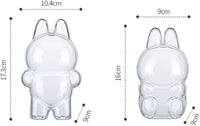 Premium Acrylic Display Case for Labubu Figures – UV Resistant, Dustproof, Clear Showcase Box
