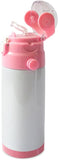 Kids Sublimation 12oz Water Bottle Tumbler With Carry Strap