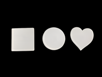 Sublimation Blank Acrylic 3" Magnets Pack of 5