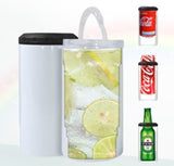 16oz 4 in 1 Sublimation Can Cooler or Tumbler Dual Lid