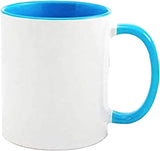 11oz. Sublimation Color Inner And Handle Ceramic Coffee Mug