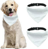 Pet Dog Sublimation  Bandana With Collar Pack of 2