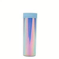 Skinny Acrylic 16Oz Iridescent Tumblers with Lid & Straw Not for Sublimation