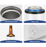 Sublimation Stainless Steel 12oz Can Cooler – 4-in-1
