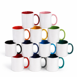 11oz. Sublimation Color Inner And Handle Ceramic Coffee Mug