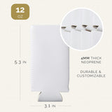 Sublimable Neoprene Can Cooler Koozie Pack of 10