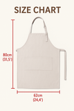 🧵 Linen Sublimation Apron – Premium Blank for Custom Printing