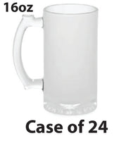 Sublimation Beer Stein Frosted Mug Blank 16oz