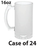 Sublimation Beer Stein Frosted Mug Blank 16oz