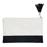 Sublimation Zippered Blank Linen Storage/ Cosmetic Bag