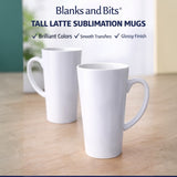 Tall Latte Sublimation Mug – 12 oz