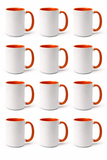 15oz inner / handle Colored Sublimation Mugs