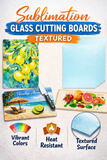 Sublimation Glass Cutting Board Textured