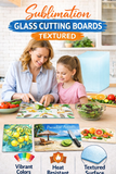 Sublimation Glass Cutting Board Textured