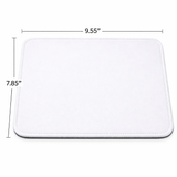 Blank Sublimation Mouse Pad 7.85" x 9.55" – Premium Polyester Surface, 2mm Thick with Stitched Edges
