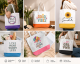 Sublimation Ready Linen Tote Bag