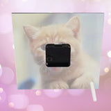 Square Sublimation Glass Clock 20cm