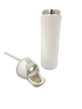 Straw-and-Spout Sublimation Stainless Steel Water Bottle