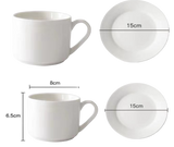 5oz Espresso Cup and Saucer Sublimation Cup