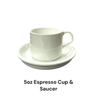 5oz Espresso Cup and Saucer Sublimation Cup