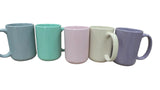 15oz Full Pastel Color Sublimation Mugs