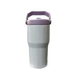 20oz Sublimation Blank Stainless Steel Travel Tumbler with Handle