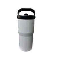 20oz Sublimation Blank Stainless Steel Travel Tumbler with Handle