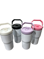 20oz Sublimation Blank Stainless Steel Travel Tumbler with Handle