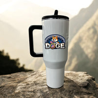 40oz 3.0 Mega Sublimation Blank Stainless Steel Travel Tumbler with Handle