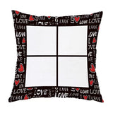 4 PANEL LOVE PILLOW COVER  – BLANK FOR SUBLIMATION 18x18 Inchs