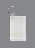 Sublimation Blank Acrylic Keychains Pack of 12