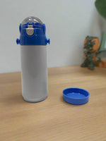 Kids Sublimation 12oz Water Bottle Tumbler With Carry Strap