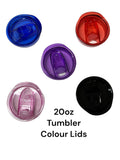 Colour Replacement Lids for 20oz Tumblers Pack of 5