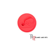 Colour Silicone Glass Can Replacement Lids Pack of 5