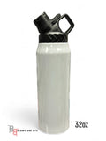 32oz Stainless Steel Sublimation Tumbler with Straw & Lid