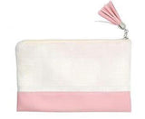 Sublimation Zippered Blank Linen Storage/ Cosmetic Bag