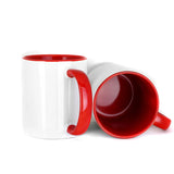 11oz. Sublimation Color Inner And Handle Ceramic Coffee Mug