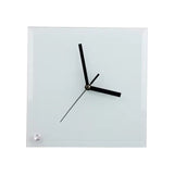Square Sublimation Glass Clock 20cm