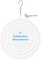 Sublimation 4" Aluminum Wind Spinner