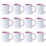 11oz. Sublimation Color Inner And Handle Ceramic Coffee Mug